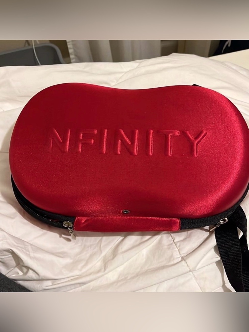 Nfinity Cheer Shoes with Hard Shell Travel Case – White – Used